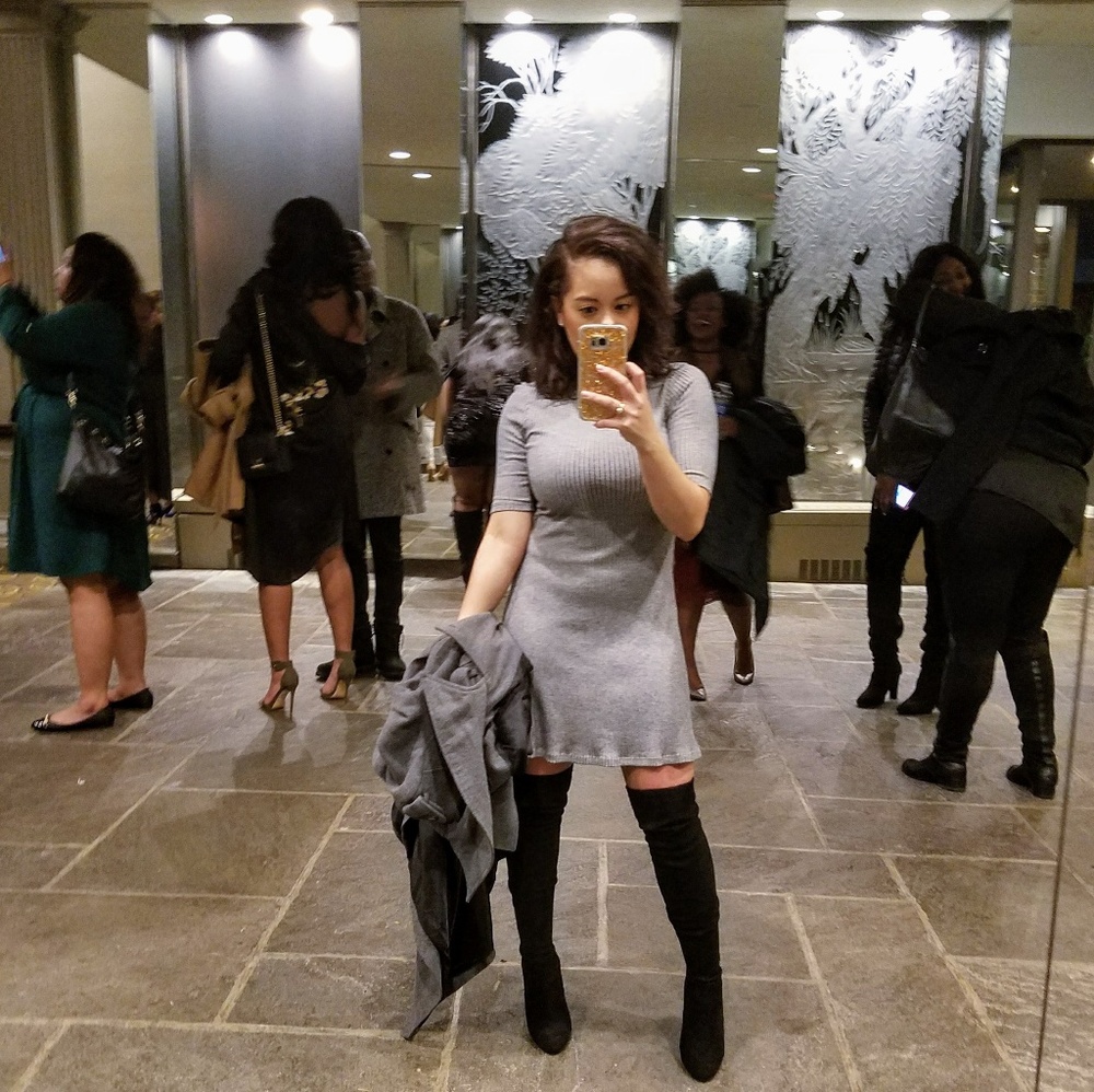 💃Zara Trafaluc Ribbed Skater Dress